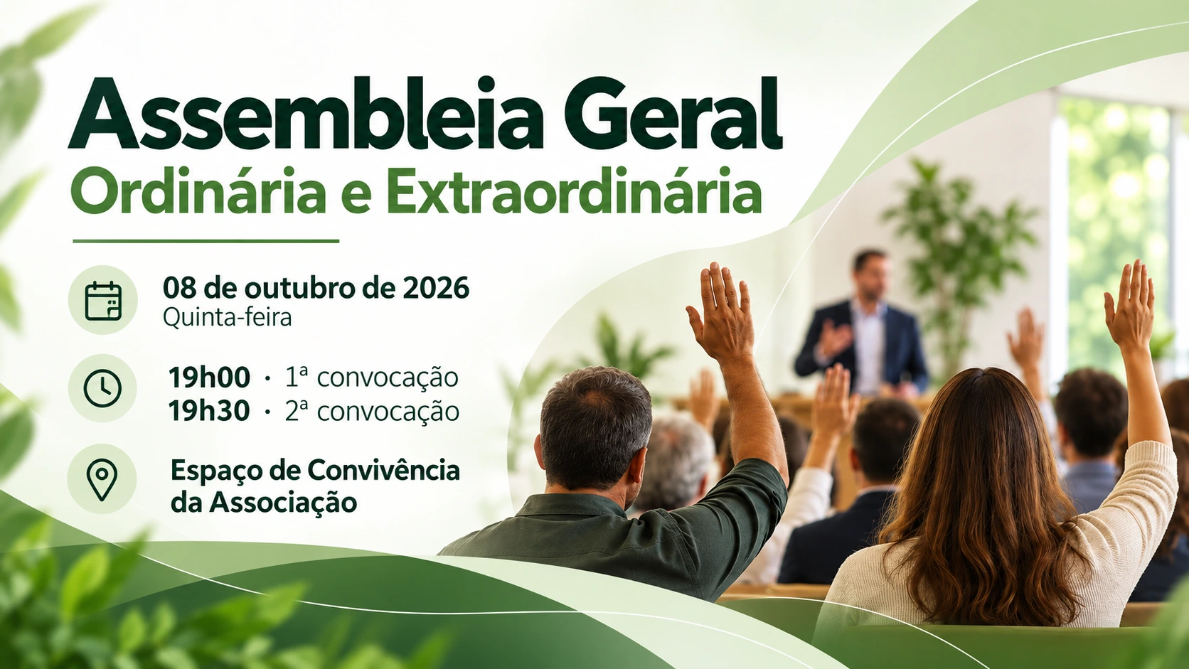 Assembleia Geral Ordinária e Extraordinária – 08 de Outubro de 2026
